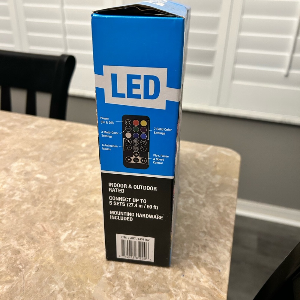 LED Color Changing Rope Light with Remote - Picture 2 of 2